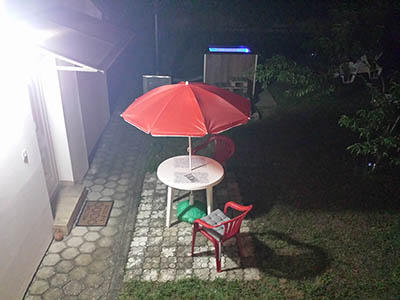 Private outdoor wood-fired hot tub experience in Subotica
